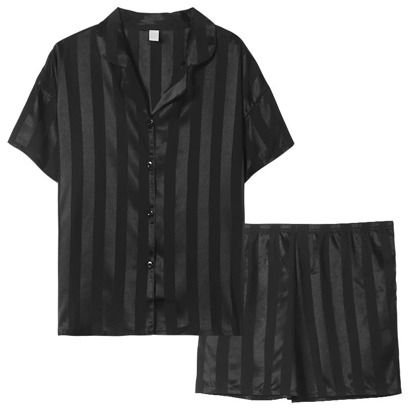 Niko Silk Couple Pyjama set