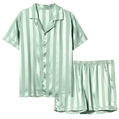 Niko Silk Couple Pyjama set