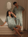 Niko Silk Couple Pyjama set